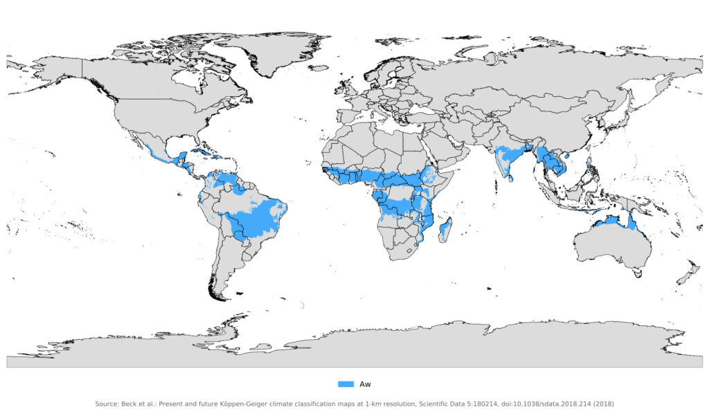 Tropical Regions with Intermittent Cloud Cover (e.g., India, Brazil, Thailand)