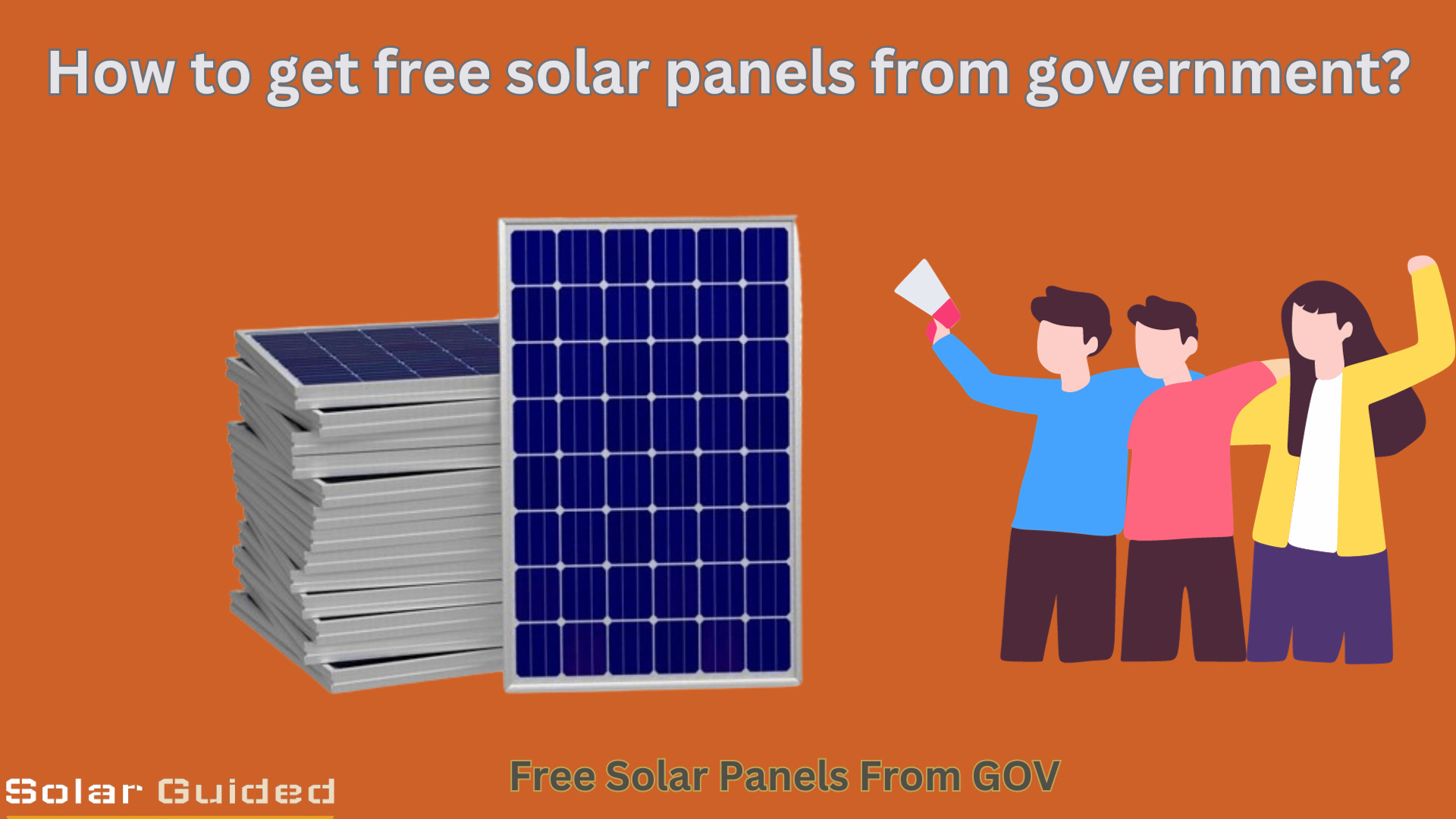 How to get free solar panels from government?