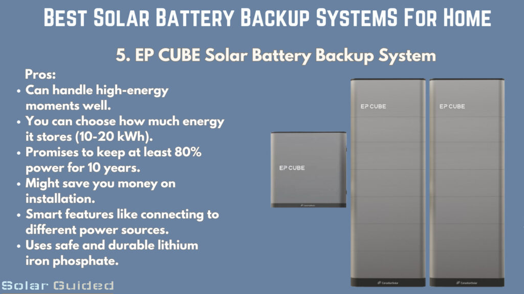 EP Cube Solar battery backup system